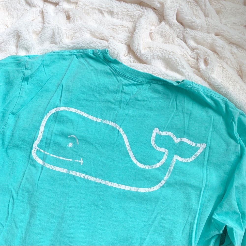⛔️SOLD Vineyard Vines Men’s Long Sleeve Pocket Tee - Mint